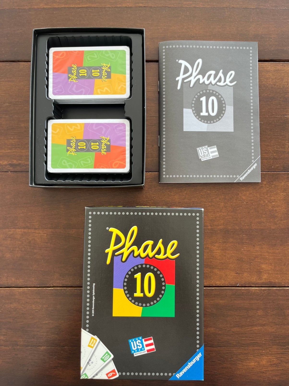 Phase 10  US -  gesealde kaarten - Ravensburger, Hobby en Vrije tijd, Ophalen of Verzenden, Nieuw