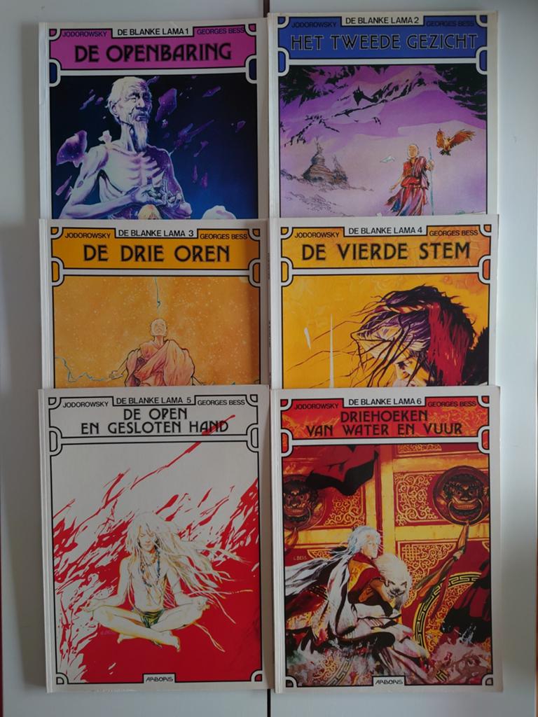 De Blanke Lama 1t/m 6 sc. Arboris - De Gulden Tijd, Boeken, Complete serie of reeks, Ophalen of Verzenden, Gelezen