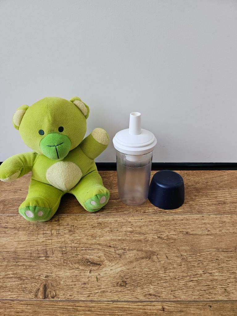 ☆ Tupperware suikerstrooier/ strooier donkerblauw, Ophalen of Verzenden, Gebruikt, Blauw, Beker of Kan