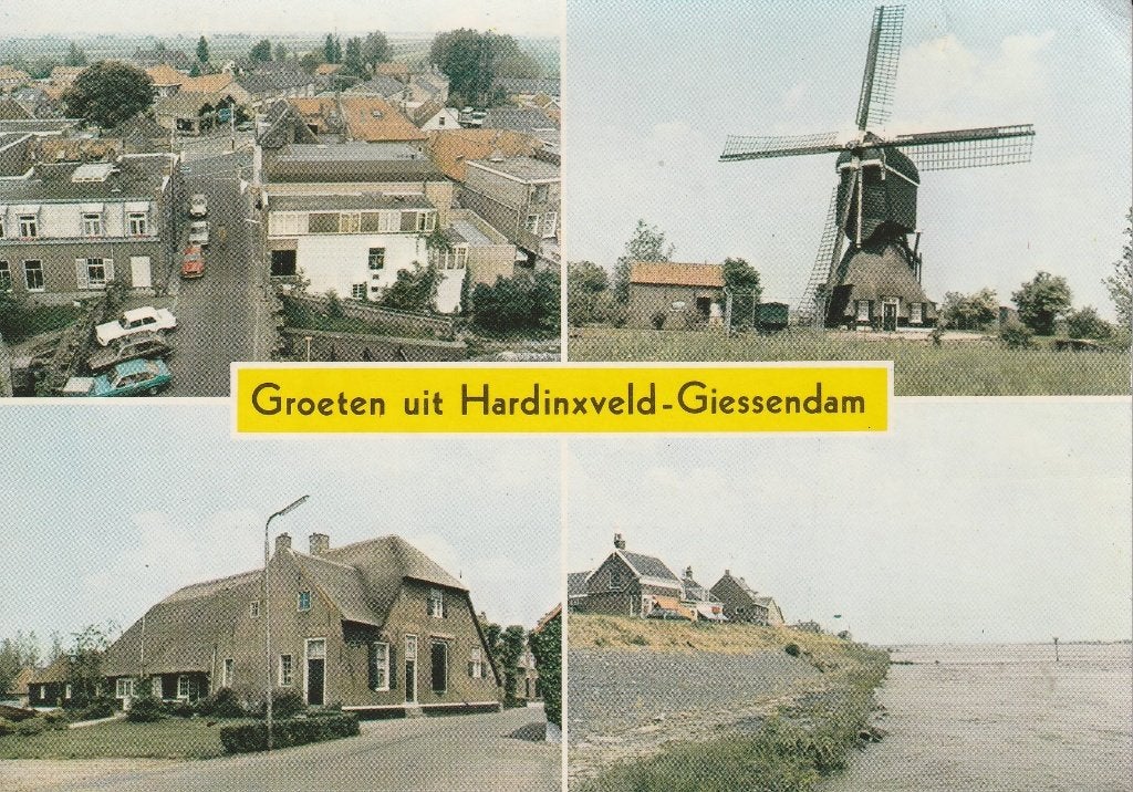 Hardinxveld-Giessendam, Ophalen of Verzenden, 1940 tot 1960, Gelopen, Zuid-Holland