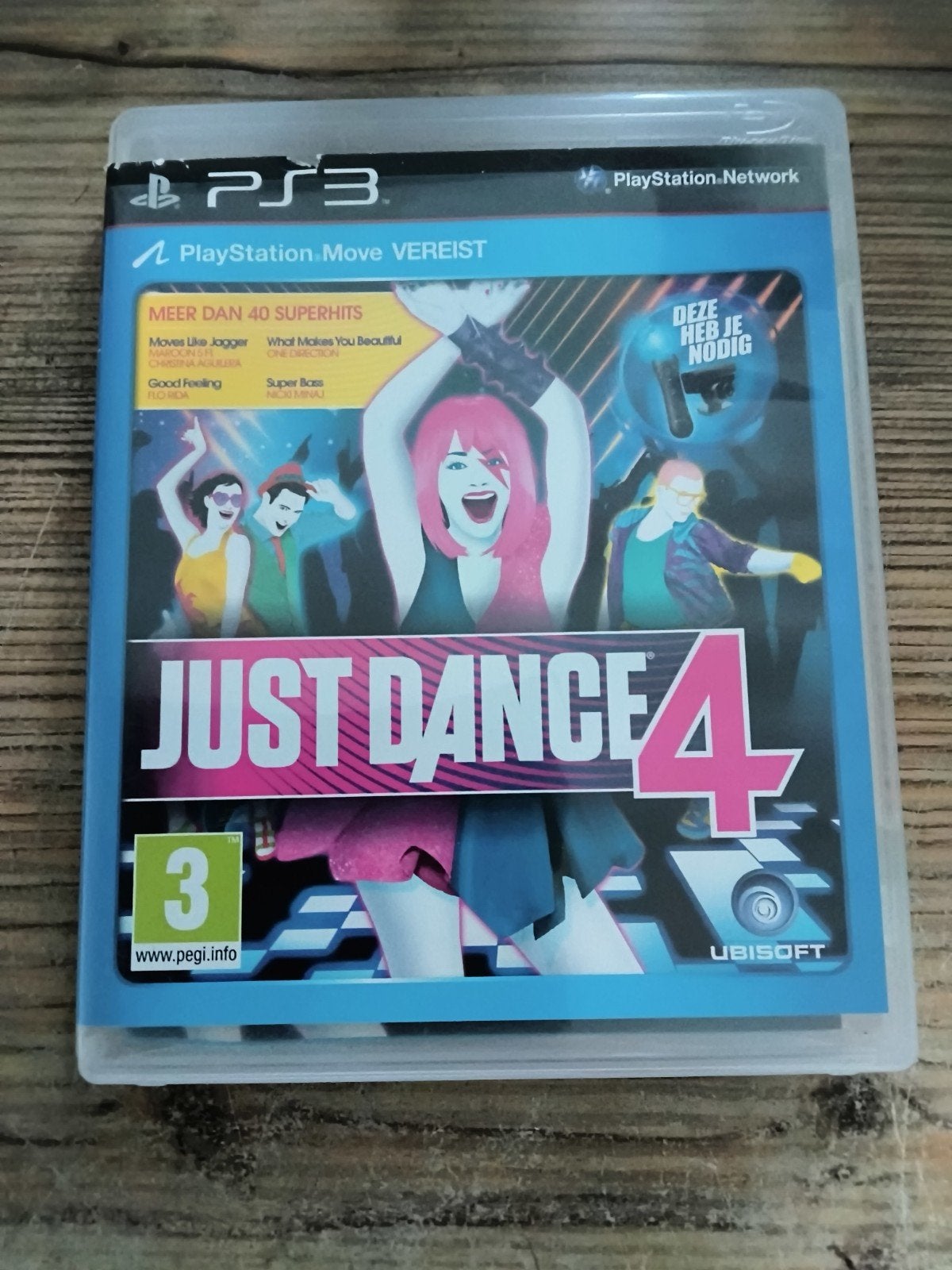 Just Dance 4 PS3 - Dansgame met 44 tophits!, Spelcomputers en Games, Muziek, Gebruikt, Eén computer, Ophalen of Verzenden
