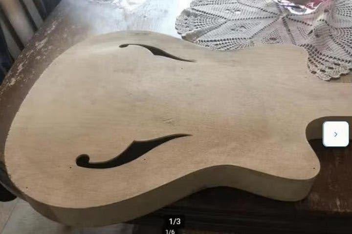 Te Koop: Vintage hollow-body (Symphonie/Egmond) gitaar kast., Muziek en Instrumenten, Ophalen, Gebruikt, Akoestische gitaar