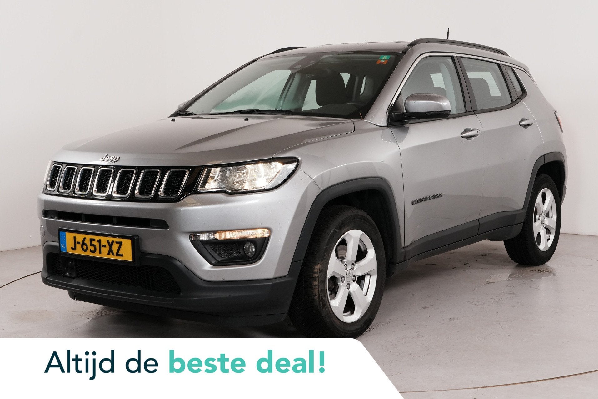 Jeep Compass 1.4 MultiAir Longitude | Navi | Cruise | Climat, Auto's, Jeep, Voorwielaandrijving, Gebruikt, Euro 6, 4 cilinders