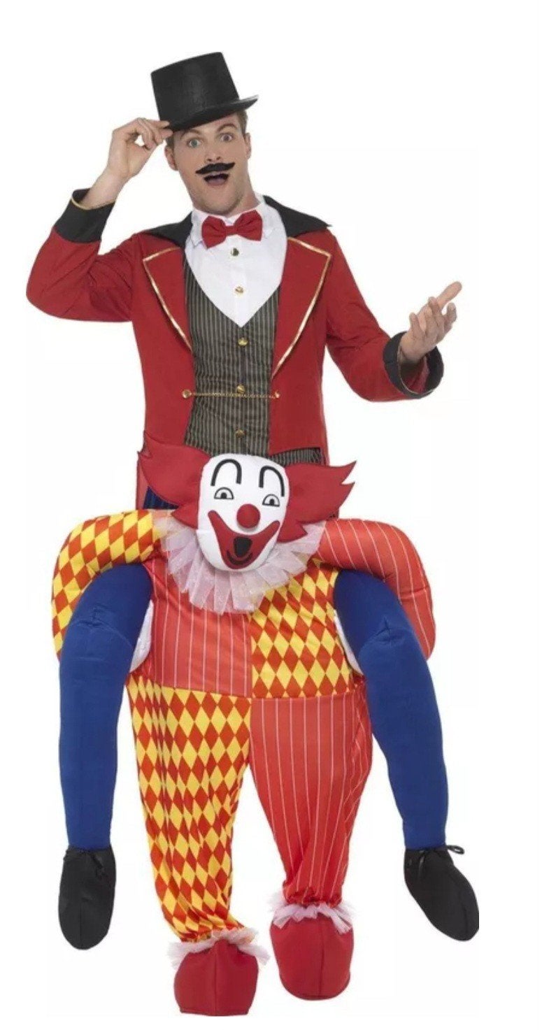 Smiffys Piggyback Clown Kostuum - Carnaval/Feest, Ophalen of Verzenden, Zo goed als nieuw, Pak of Jurk