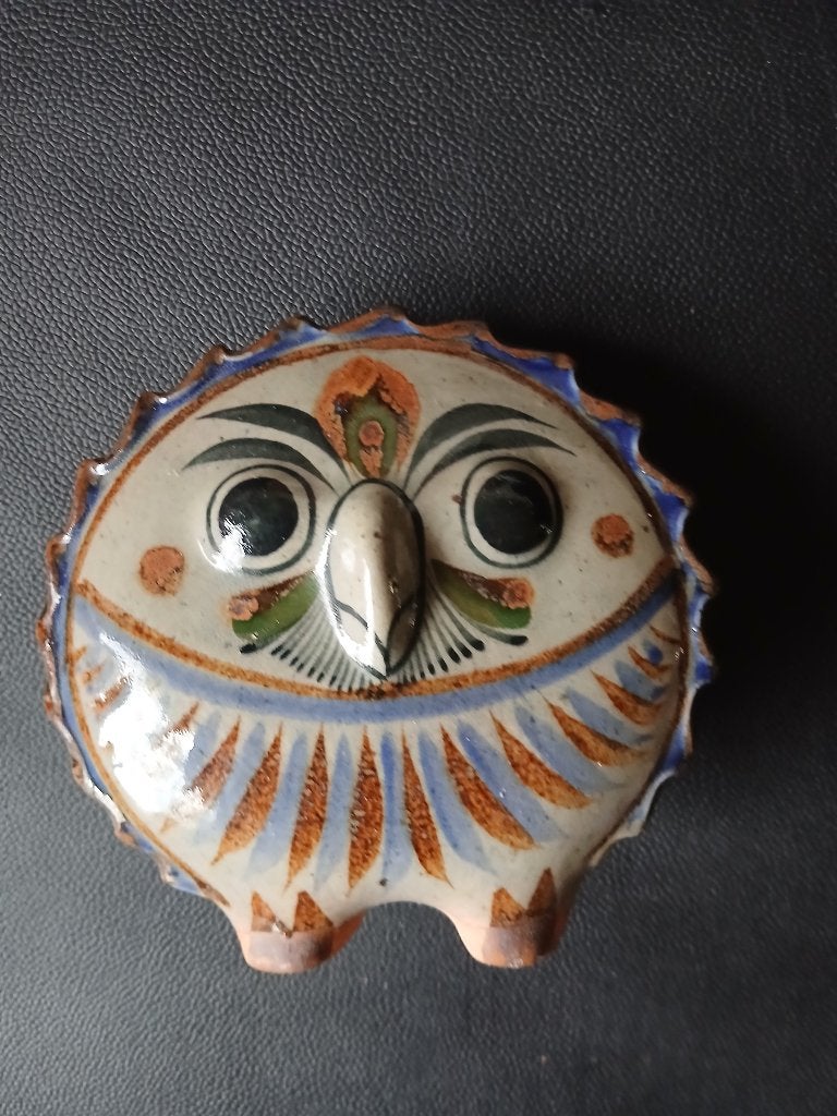 Kunst kopen uit Mexico, Steen/keramiek, Mexico, 13 cm, Gemerkt