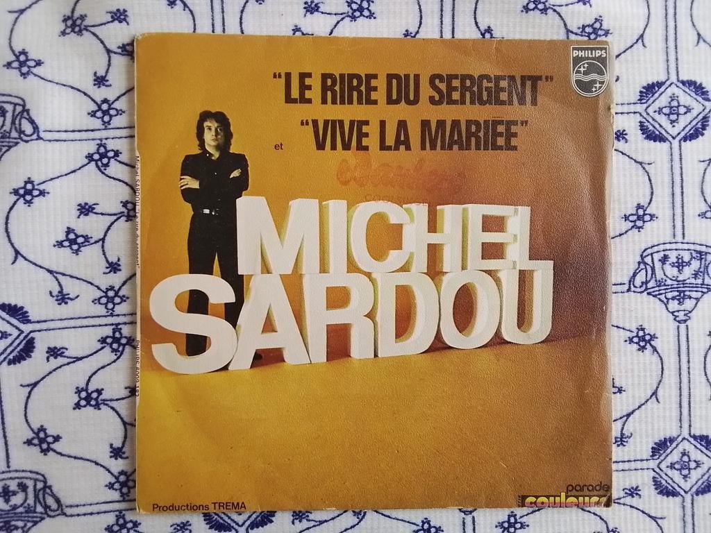 Michel sardou           Le rire du sergent, Ophalen of Verzenden, Zo goed als nieuw, Pop, Single