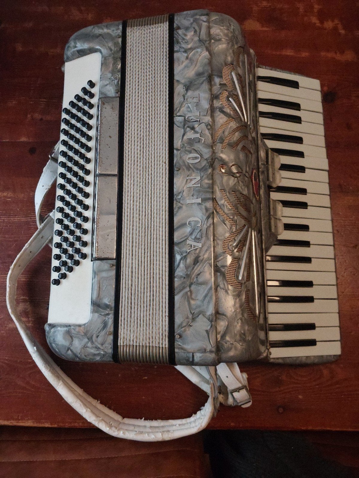 Euphonica Castelfidardo Accordeon -, Muziek en Instrumenten, Overige merken, Met riemen, Overige formaten, Zo goed als nieuw