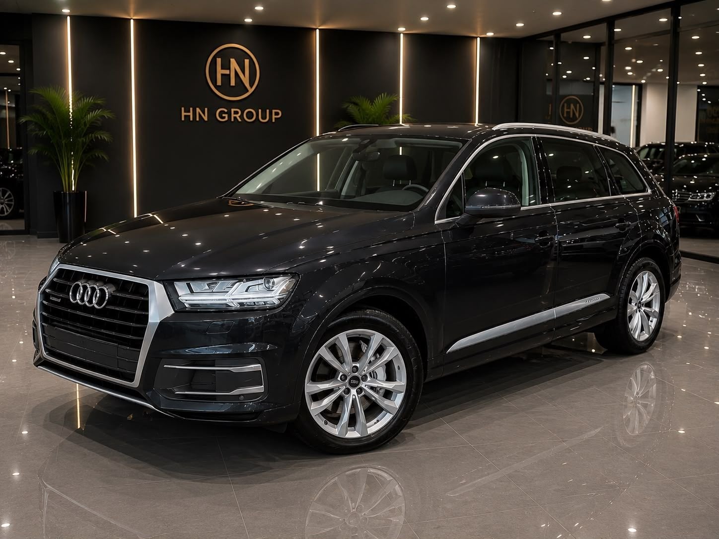Audi Q7  Audi Q7 45 TFSI quattro Automaat 2020 | 78.000 KM |, Auto's, Audi, Automaat, USB, Zwart, Zwart