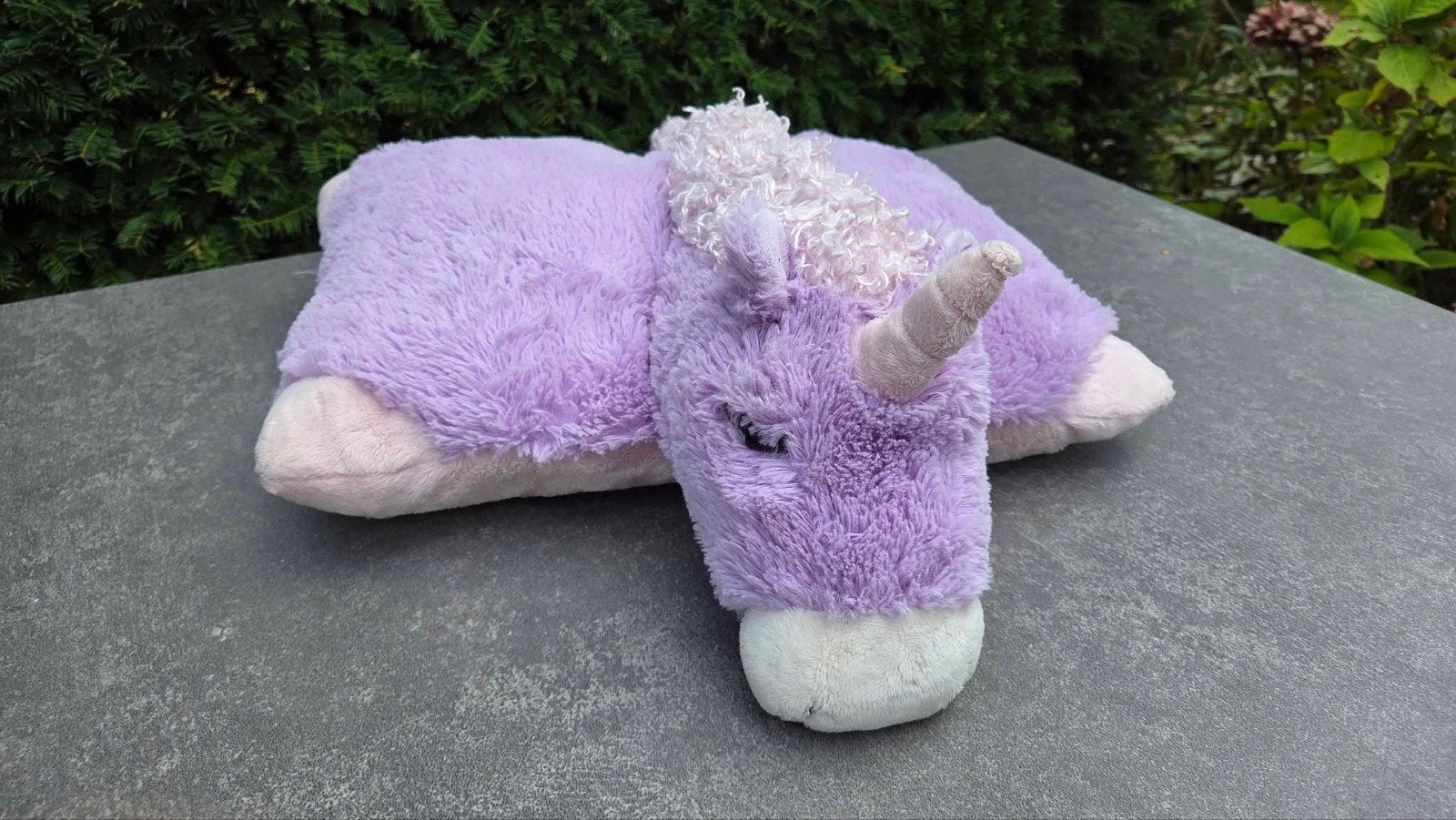 Pluche Eenhoorn knuffelkussen Pillow Pets., Ophalen of Verzenden, Zo goed als nieuw
