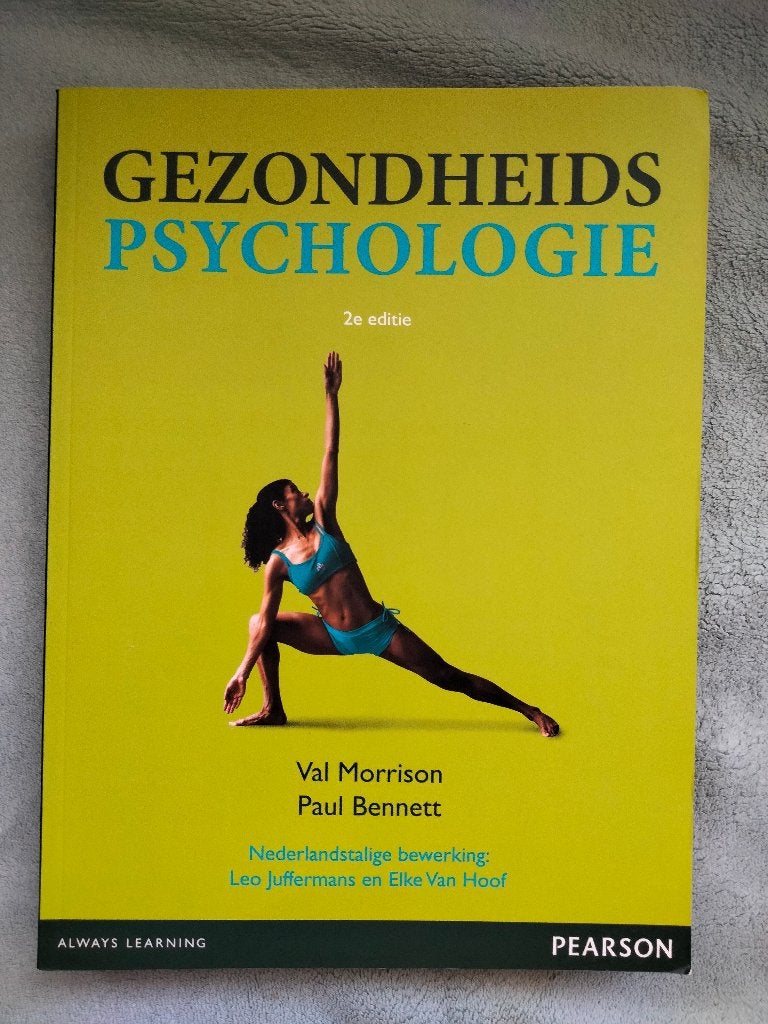 Gezondheidspsychologie - 2e editie - Val Morrison, Boeken, Ophalen, Zo goed als nieuw, Overige onderwerpen, Val Morrison, Paul Bennett