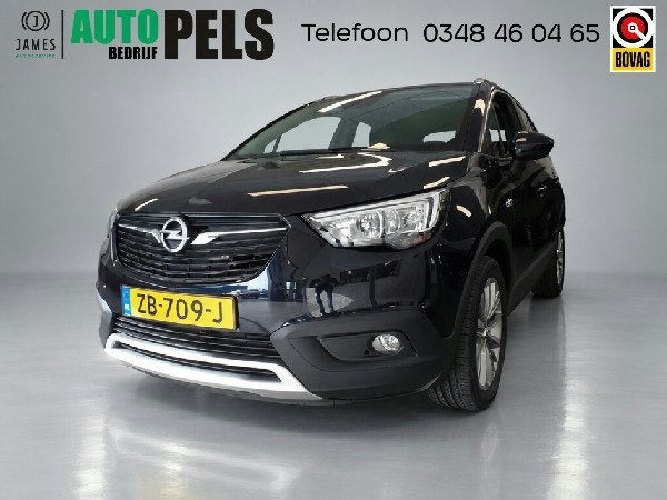 Opel Crossland X 1.2 Turbo Innovation uitv Dealer onderhoude, Auto's, Gebruikt, Euro 6, 1199 cc, Blauw