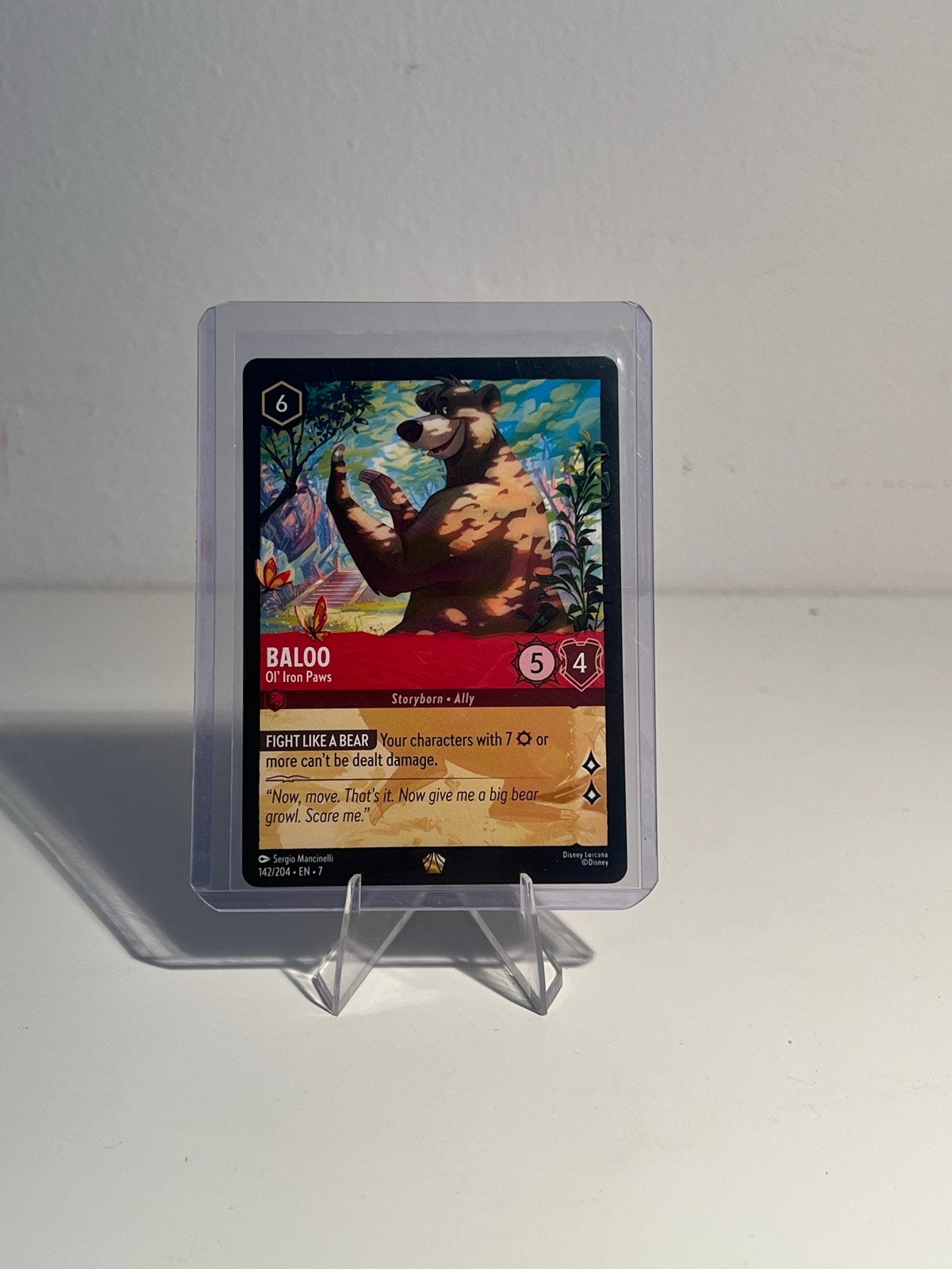 Baloo 142/204 Legendary Archazia’s Island, Ophalen of Verzenden, Zo goed als nieuw, Losse kaart, Foil