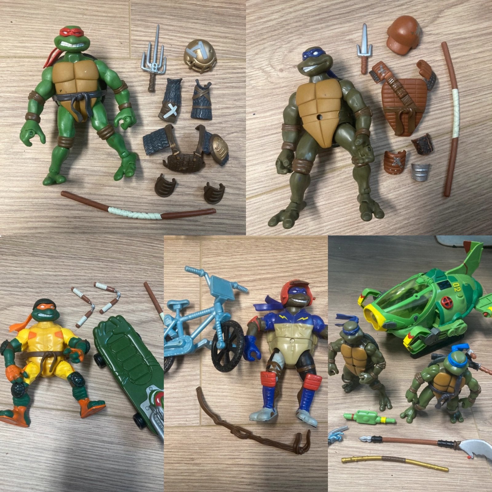 Vintage ninja turtles, Ophalen of Verzenden, Zo goed als nieuw