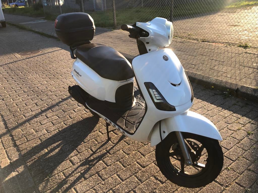 2x Sym Fiddle 2 (125s) witte/grijze, Benzine, Fiddle, 125cc, Sym fiddle 2