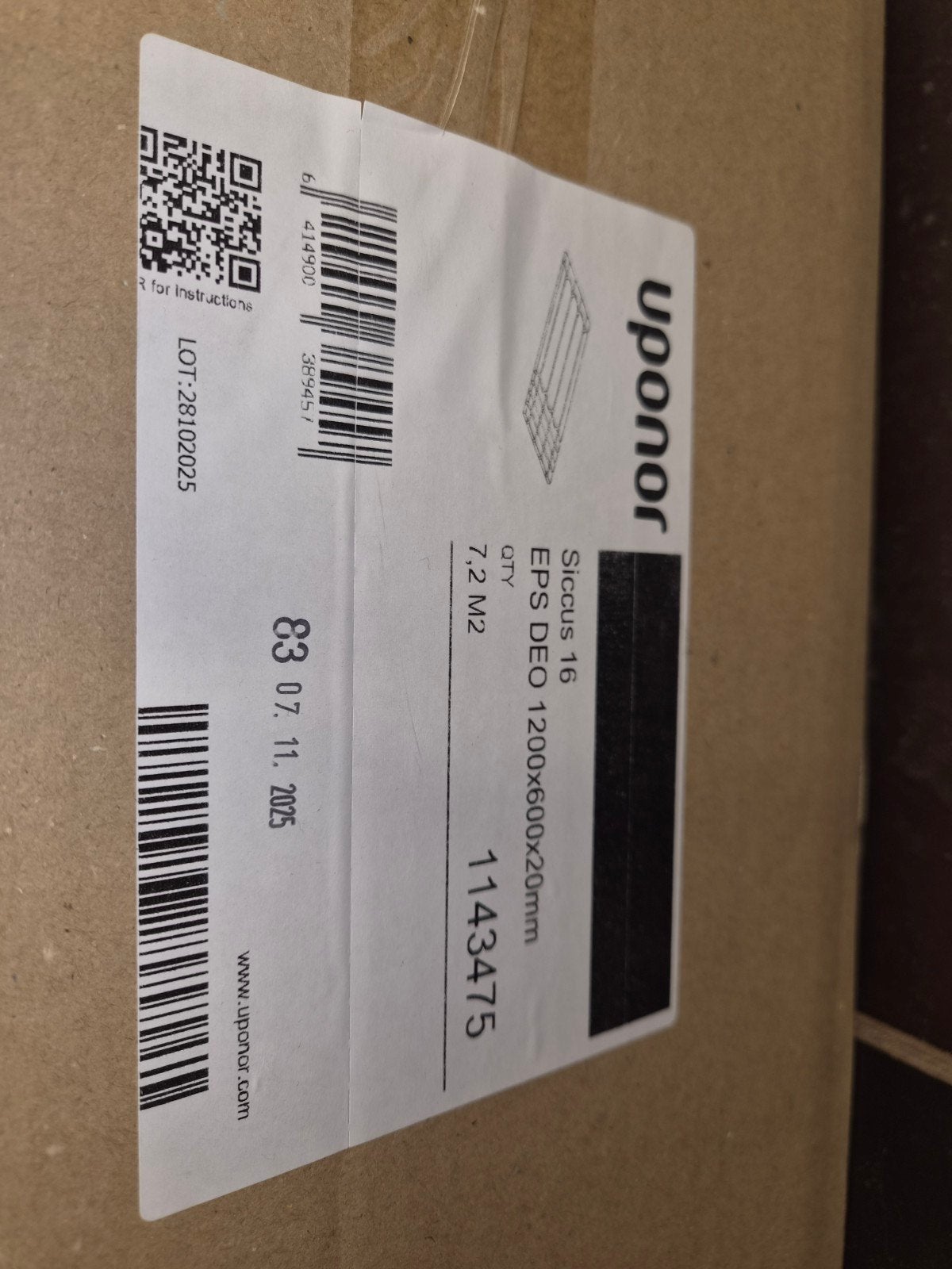 Uponor Vloerverwarming droogbouw., Ophalen of Verzenden, Nieuw