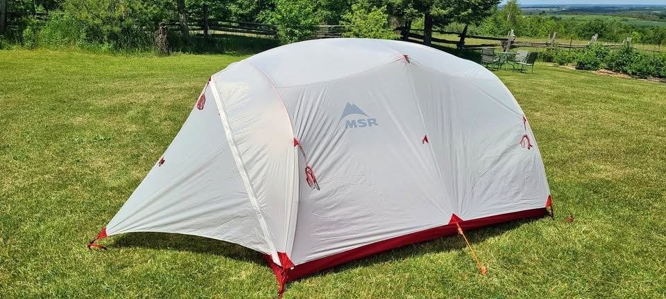 MSR Mutha Hubba NX 3-Person Backpacking Tent, Caravans en Kamperen, Tenten, Ophalen of Verzenden, Tot en met 3