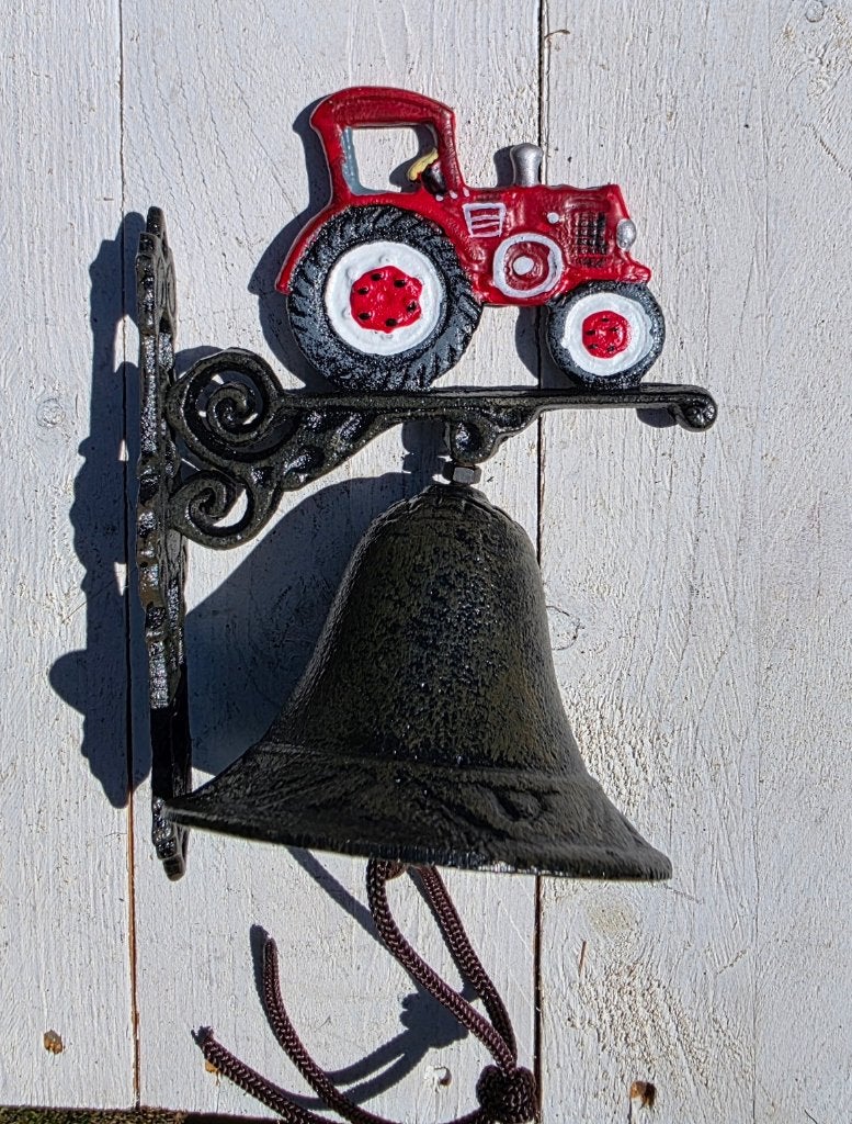 TRACTOR / BEL / GIETIJZER, Nieuw, Info@huisentuindecoratiemarie.nl, Huis en tuin decoratie marie, Peize