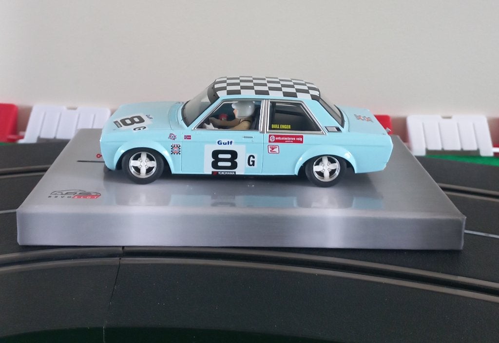 Revoslot Slotcar Datsun 510 #8 – 1972, Overige merken, Racebaan, Nieuw, Ophalen of Verzenden