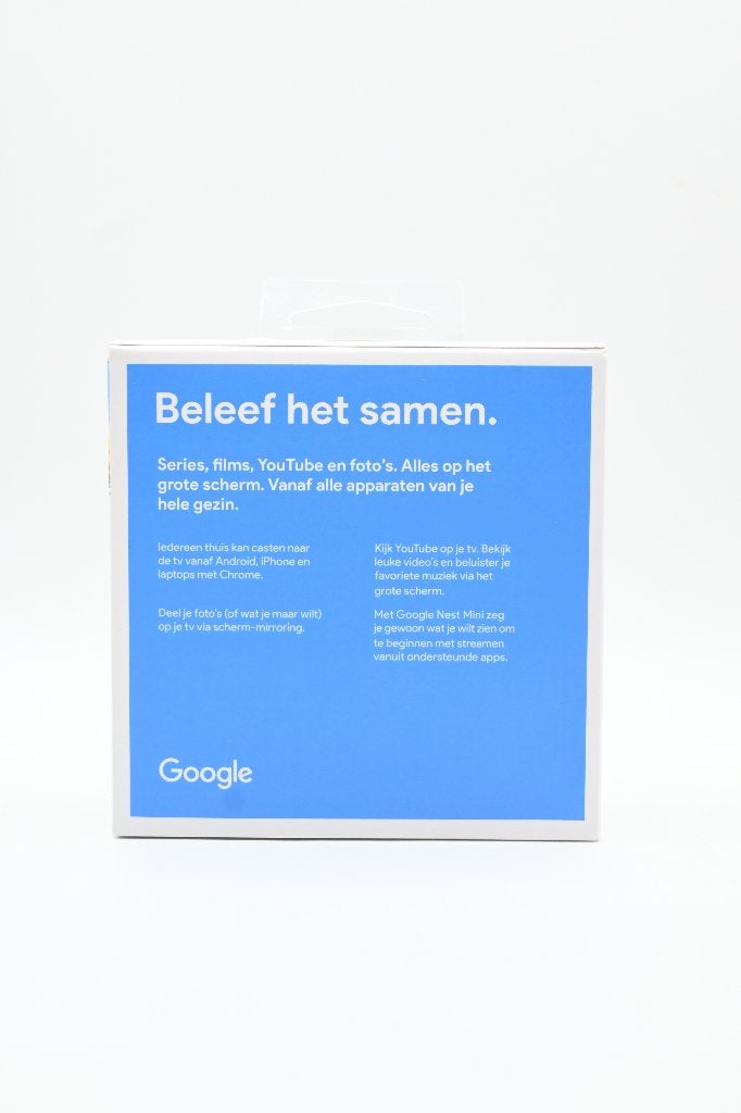 Google Chromecast - Stream eenvoudig content naar je tv, Support-nl@google.com, Google LLC, 1600 Amphitheatre Parkway, Mountain View, CA 94043, USA