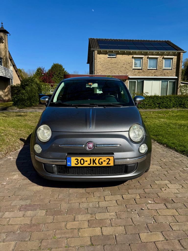 Fiat 500 1.2 Sport 2009, Automaat, Grijs, Auto's, Fiat, Euro 5, 4 cilinders, Origineel Nederlands, Particulier