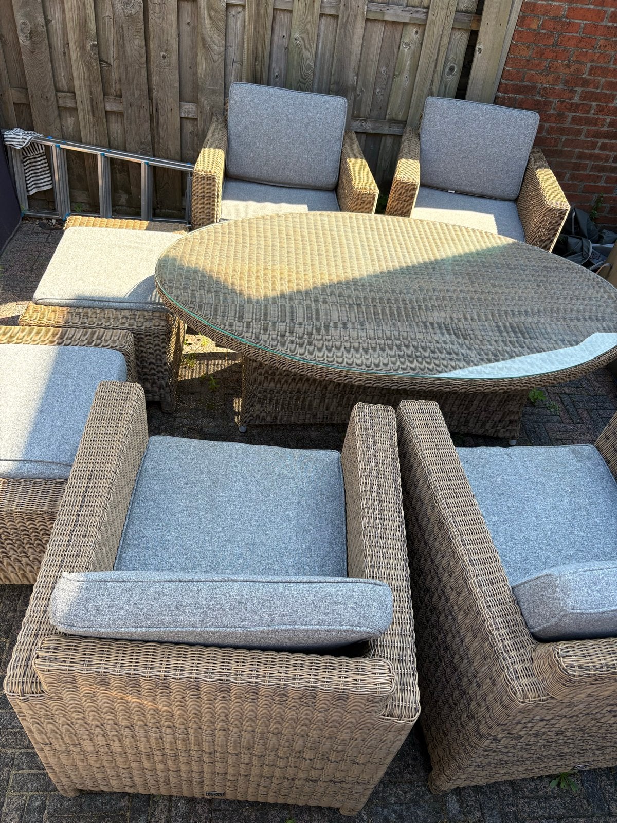 Zo goed als nieuwe 4 Seasons Outdoor tuinset, Ophalen, 4 zitplaatsen, Eettafel, 4So