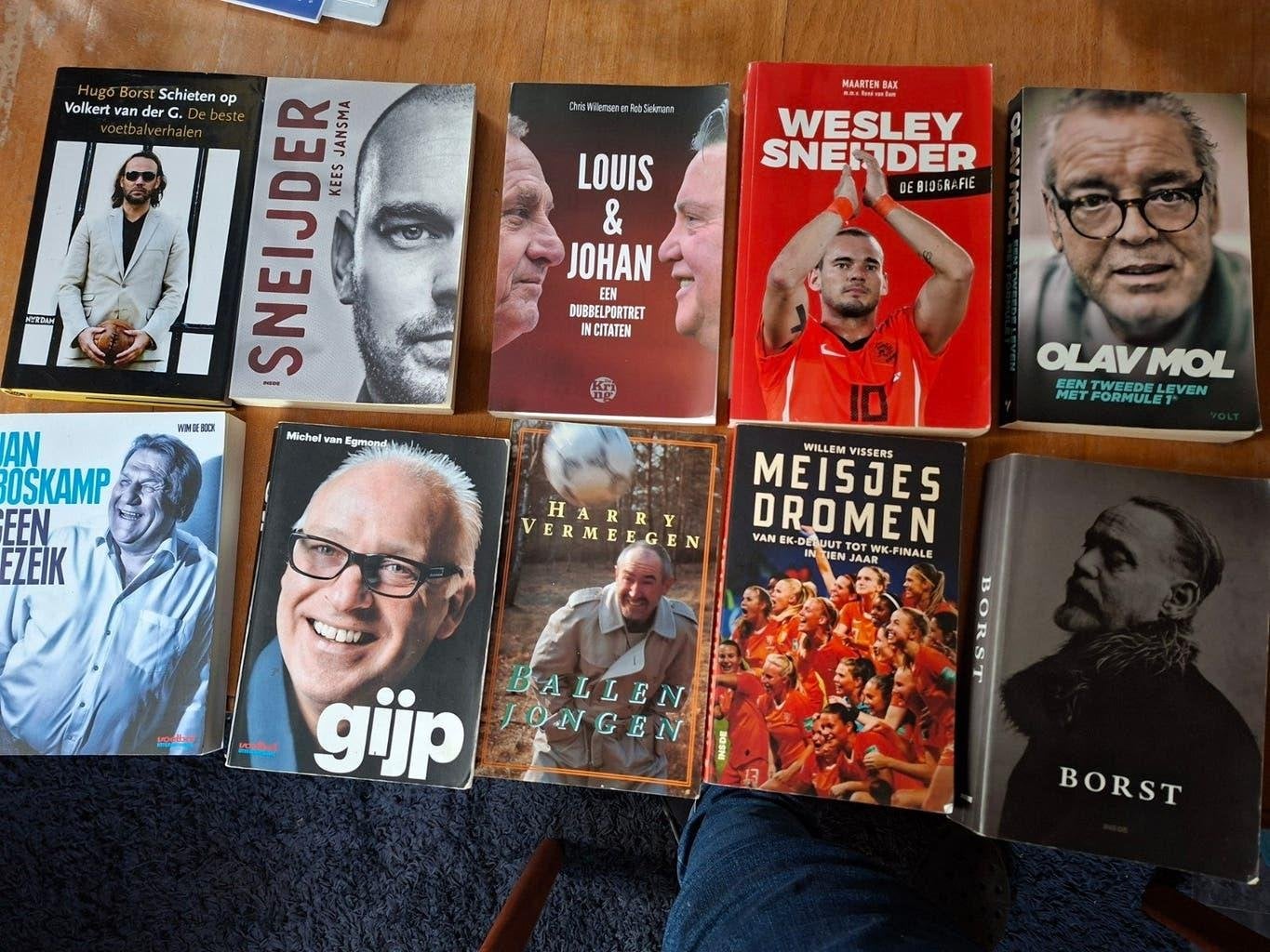 10 Sportboeken: Voetbal, F1 en meer - Diverse Auteurs, Ophalen of Verzenden, Gelezen, Balsport