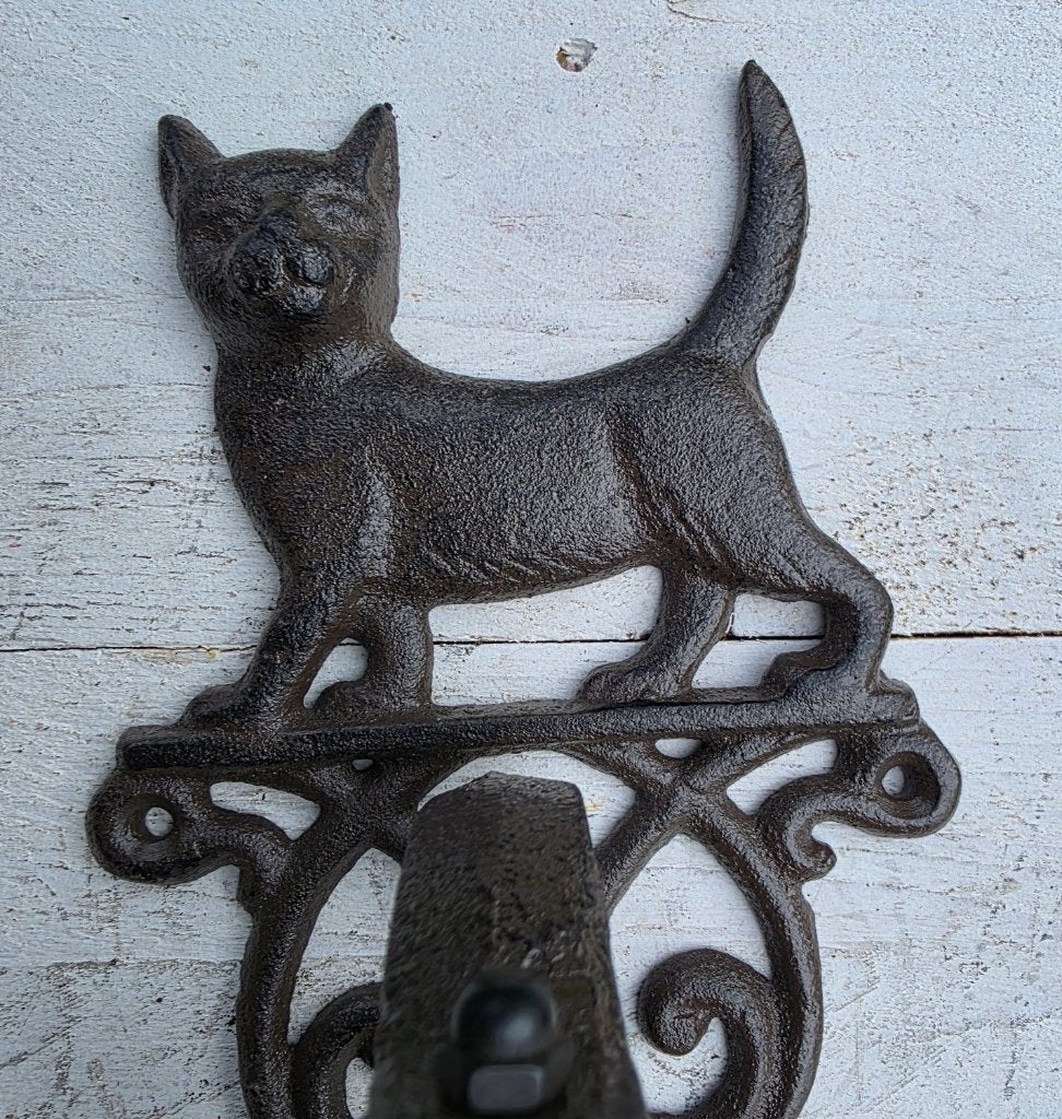 PRACHTIGE GIETIJZEREN DEURBEL – KAT / POES, Nieuw, Info@huisentuindecoratiemarie.nl, Huis en tuin decoratie marie, Peize