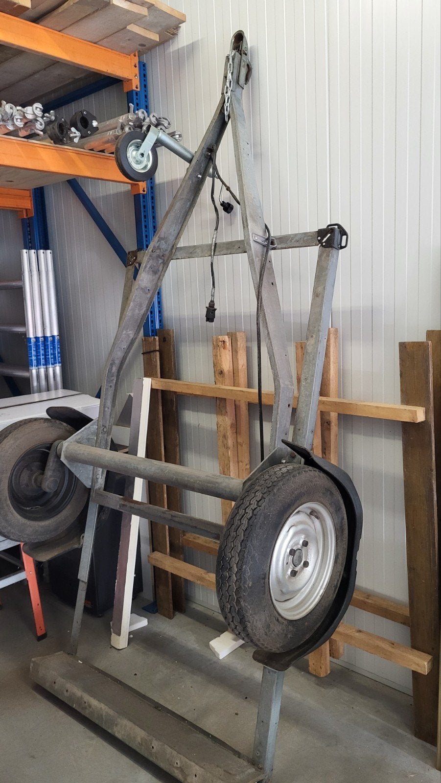 Westfalia-Werke aanhanger 750 kg onderstel., Ophalen, Gebruikt