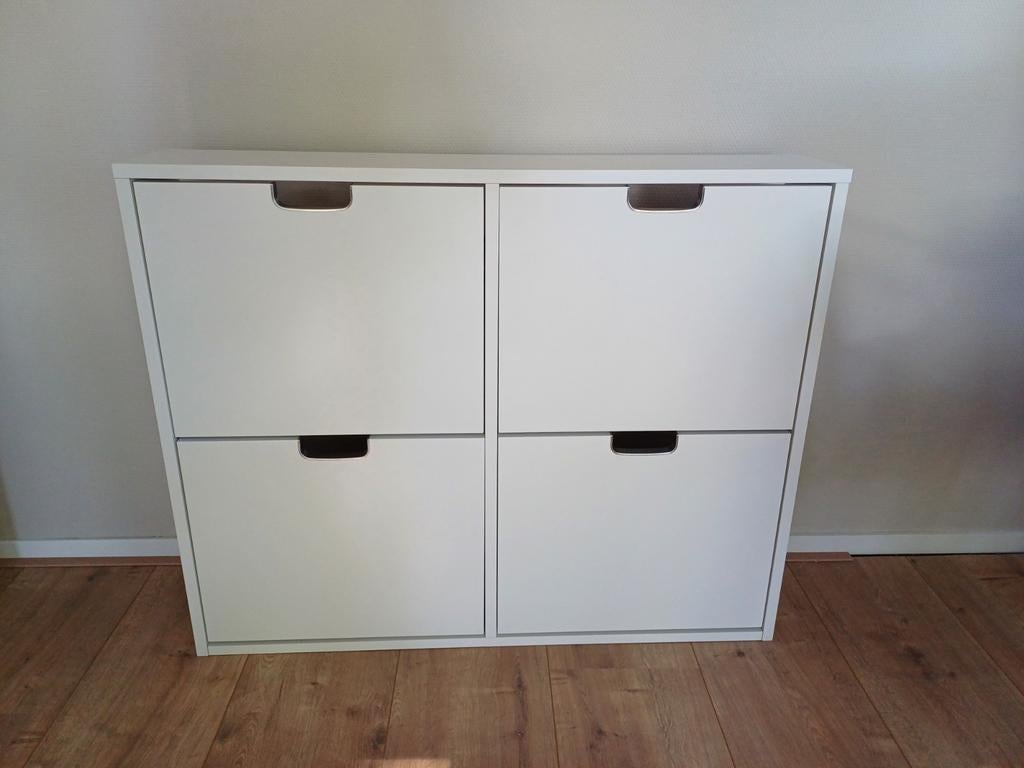 Ikea Ställ schoenenkast met 4 vakken - Wit, Huis en Inrichting, Kasten | Schoenenkasten, Ophalen, Nieuw, Modern, Scandinavisch