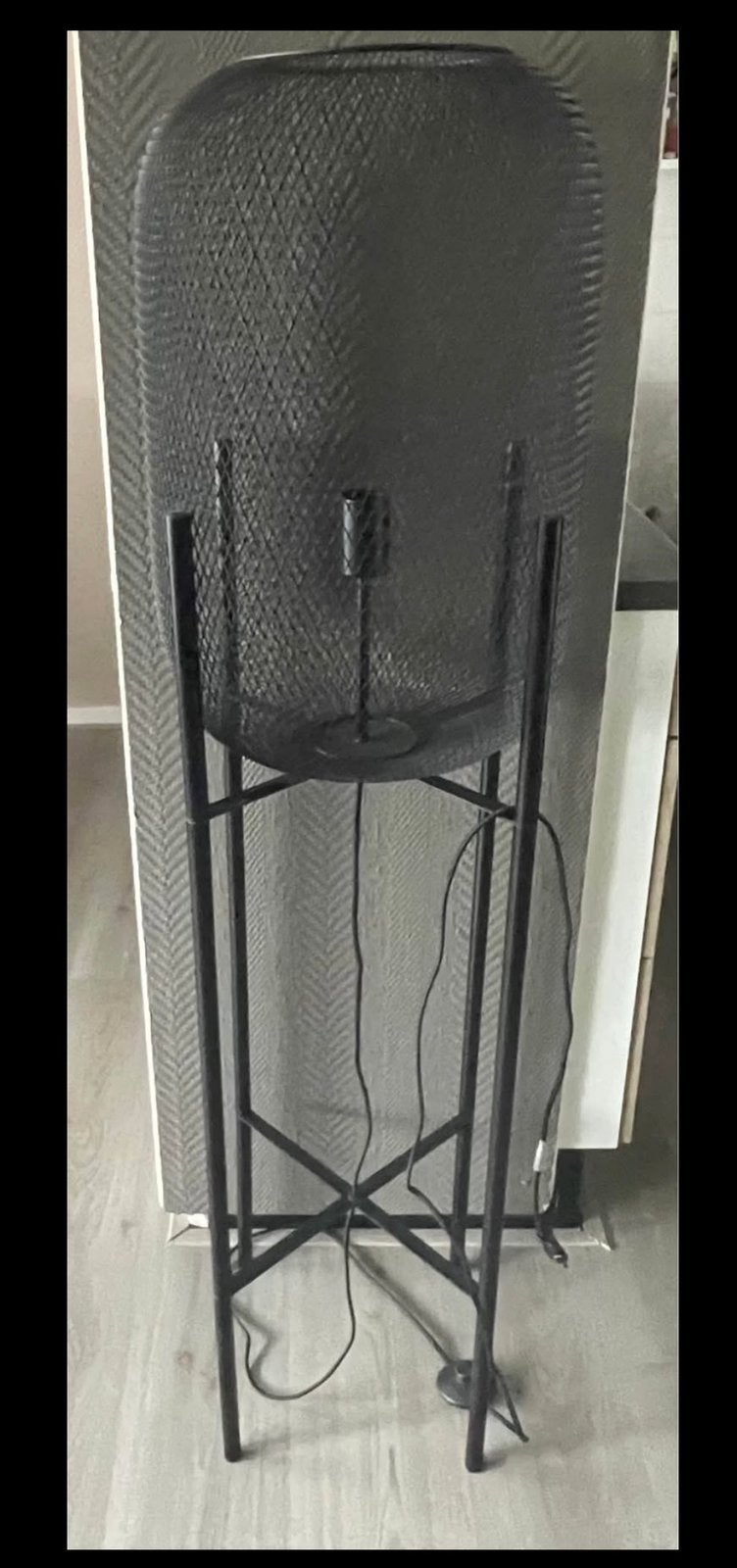 Staande vloerlamp zwart, Ophalen, Zo goed als nieuw, 150 tot 200 cm
