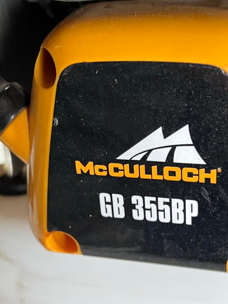 McCulloch GB 355BP Benzine Bladblazer - Krachtig en Ruggedra, Ophalen, Gebruikt, Benzine, Ruggedragen