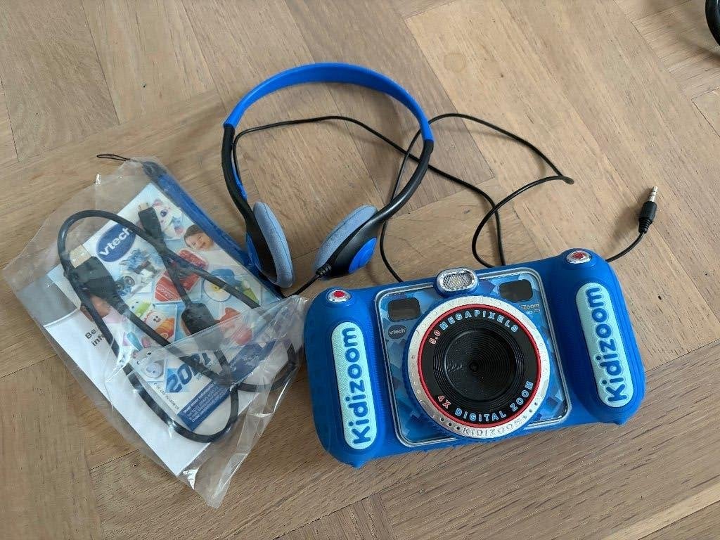 VTech KidiZoom, blauw, Ophalen of Verzenden, Zo goed als nieuw, 4 tot 6 jaar