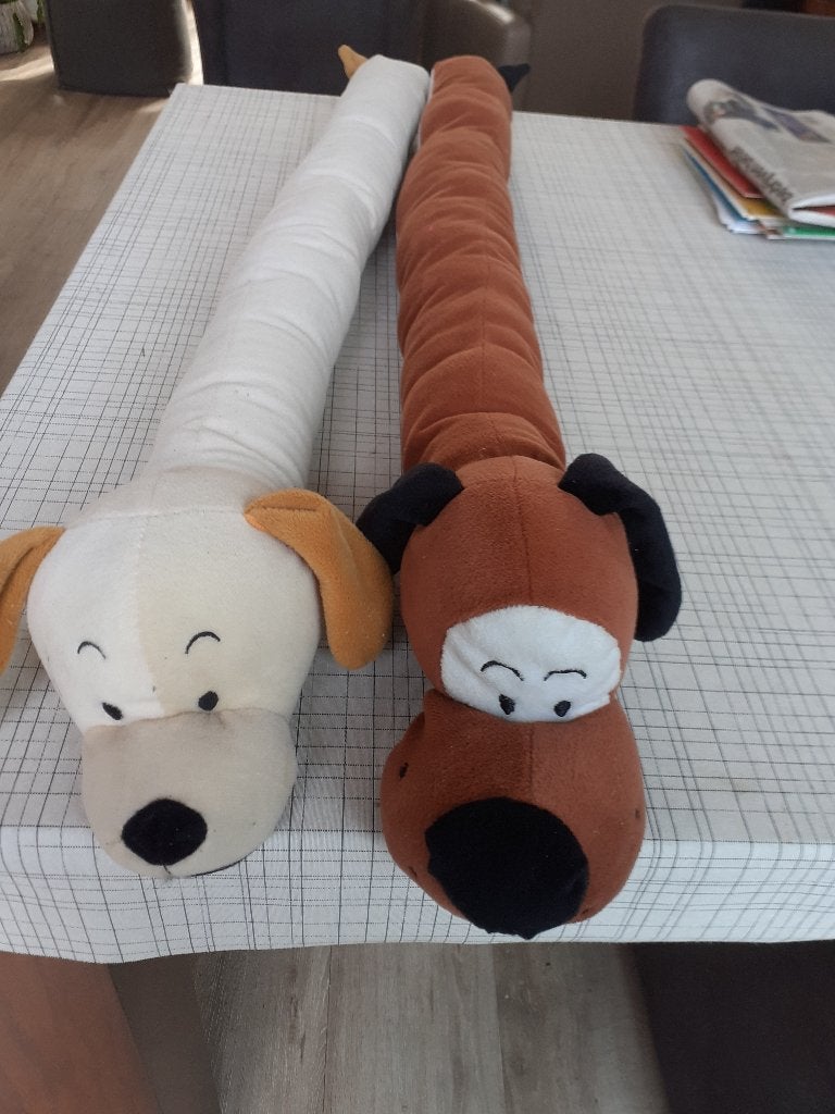2 deurstoppers, Textiel, Ophalen of Verzenden, Gebruikt, Binnen