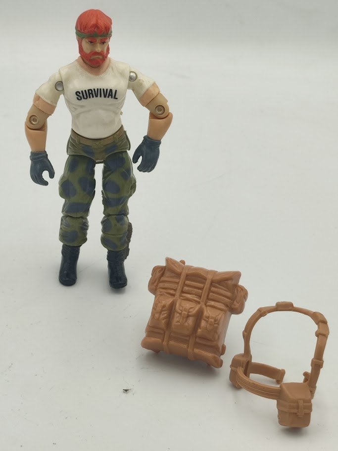 G.I. Joe Outback V1 - Hasbro 1987 - Met accessoires, Ophalen of Verzenden, Gebruikt