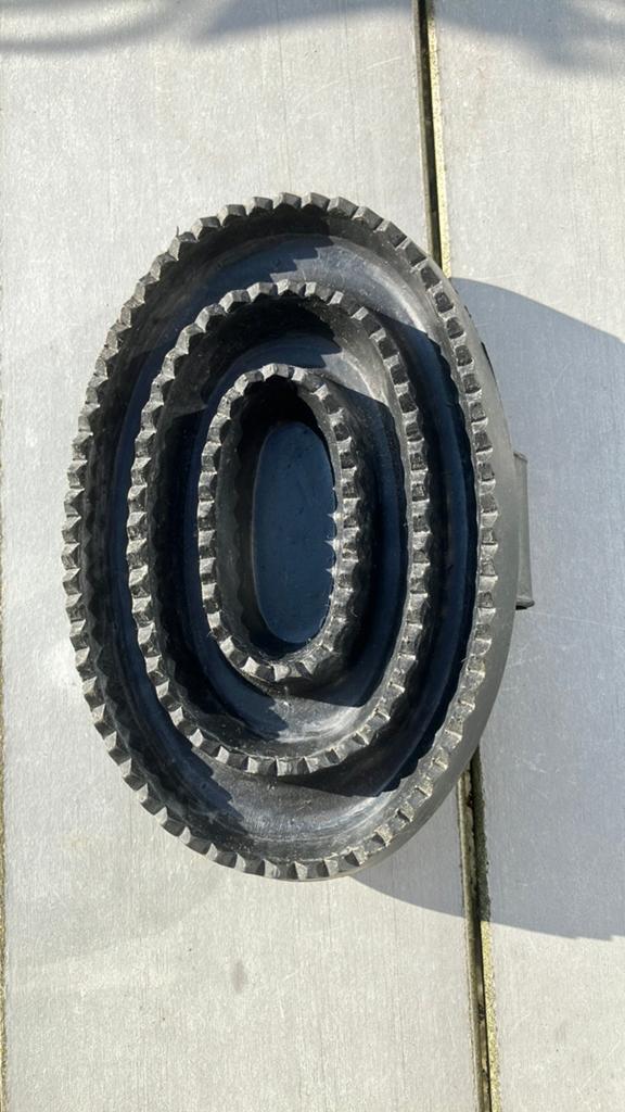 Rosborstel, zwart rubber., Dieren en Toebehoren, Ophalen of Verzenden, Zo goed als nieuw