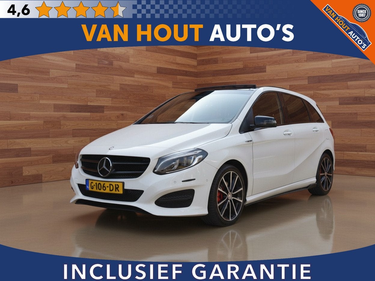 Mercedes-Benz B-Klasse 200 Prestige AMG PAKKET | TREKHAAK, Auto's, Mercedes-Benz, 1325 kg, Gebruikt, Wit, 1595 cc