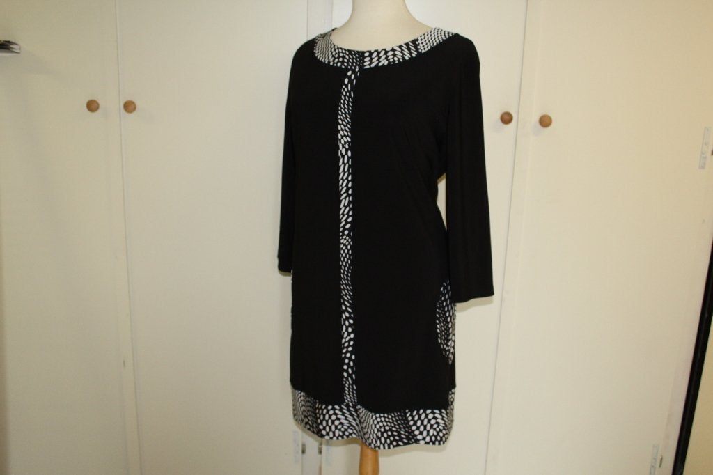 Joseph Ribkoff prachtige zwart/wit chique jurk mt 48, Kleding | Dames, Meerkleurig, ., Maat 46/48 (XL) of groter, Joseph Ribkoff