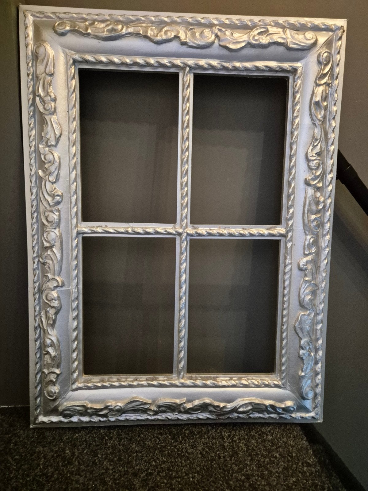 zilveren barok decoratie lijst, Overige materialen, Overige typen, 90 cm, Ophalen of Verzenden