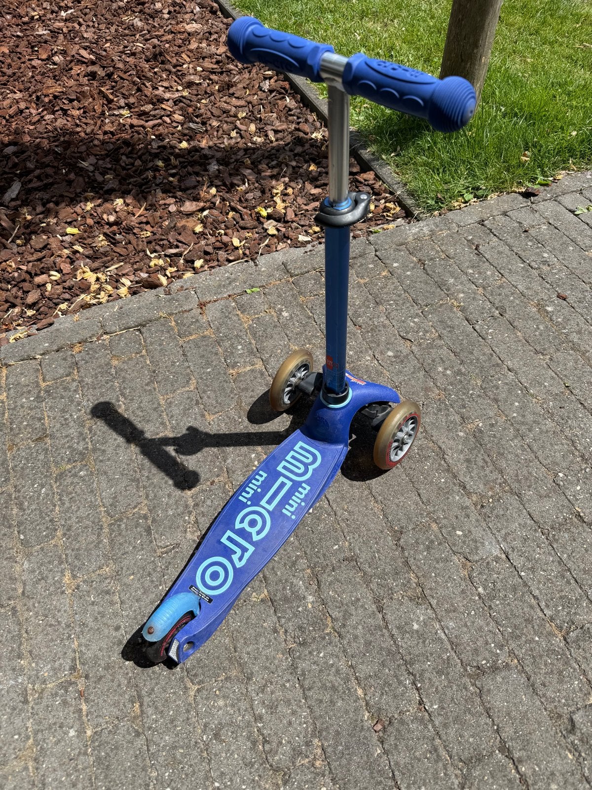 Micro Mini Step Blauw inclusief extra stuur en Krokodil, Ophalen, Gebruikt, Gewone step