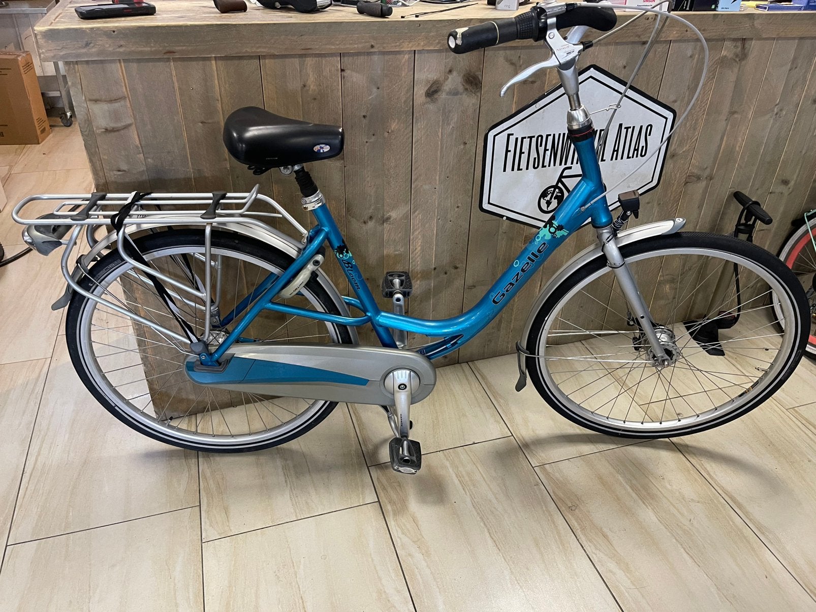 Gazelle Bloom moeder fiets 28 inch 7V framemaat 53 cm, Fietsen en Brommers, 2 zitjes, 53 tot 56 cm, Versnellingen, Ophalen of Verzenden