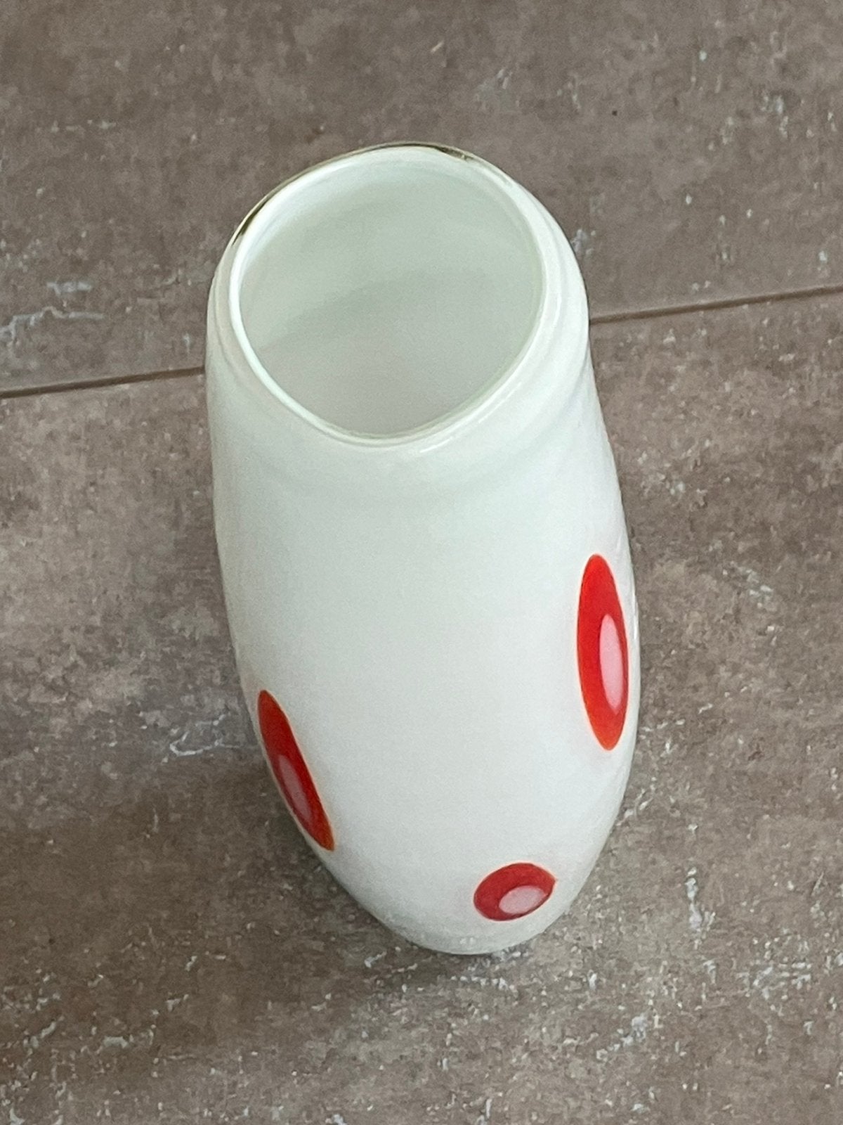 Glazen decoratieve vaas, Ophalen