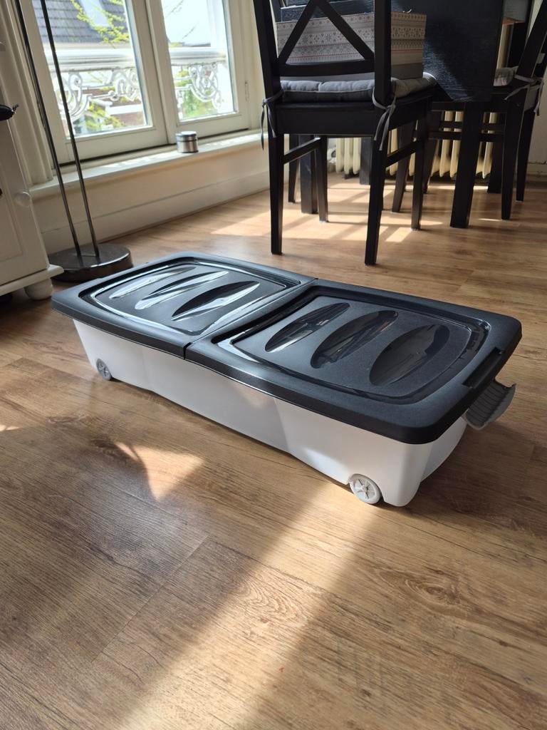 Xenos opbergboxen met wieltjes (2 stuks), Huis en Inrichting, Ophalen, Minder dan 50 cm, 50 tot 100 cm, Zo goed als nieuw