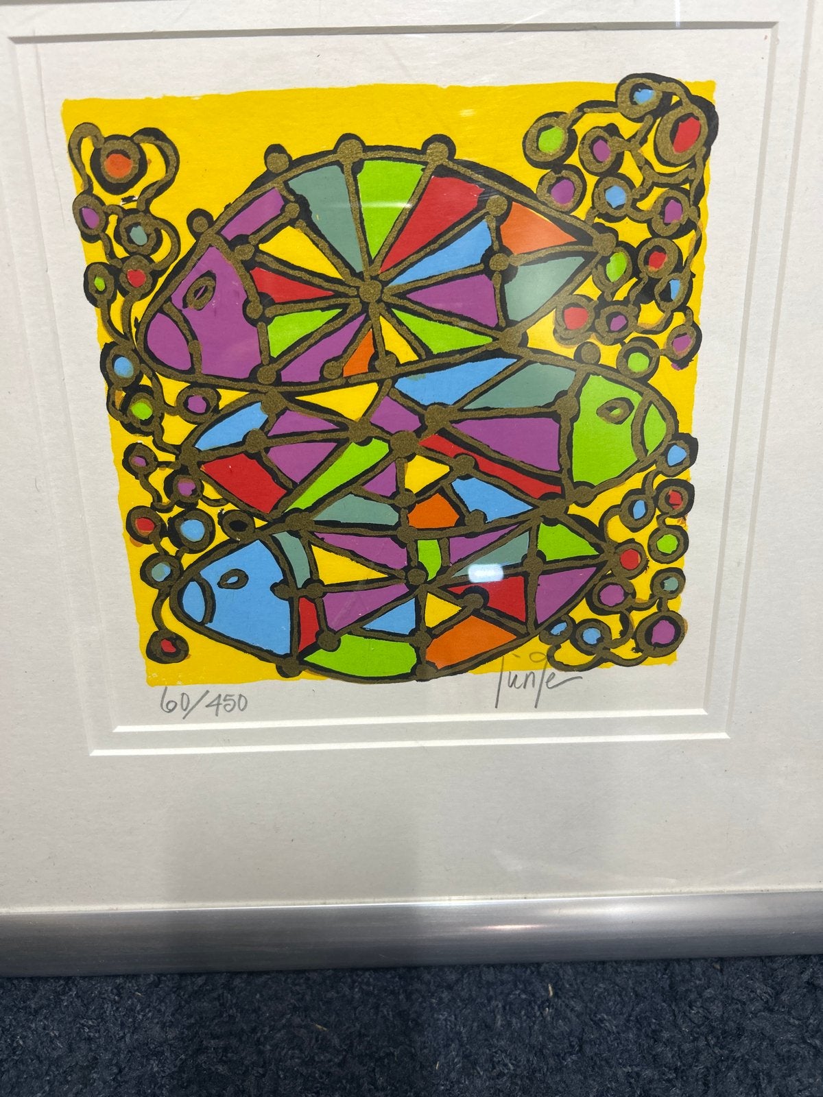 Kleurrijke Vissen Kunstprint - Gesigneerd en Genummerd, Ophalen of Verzenden
