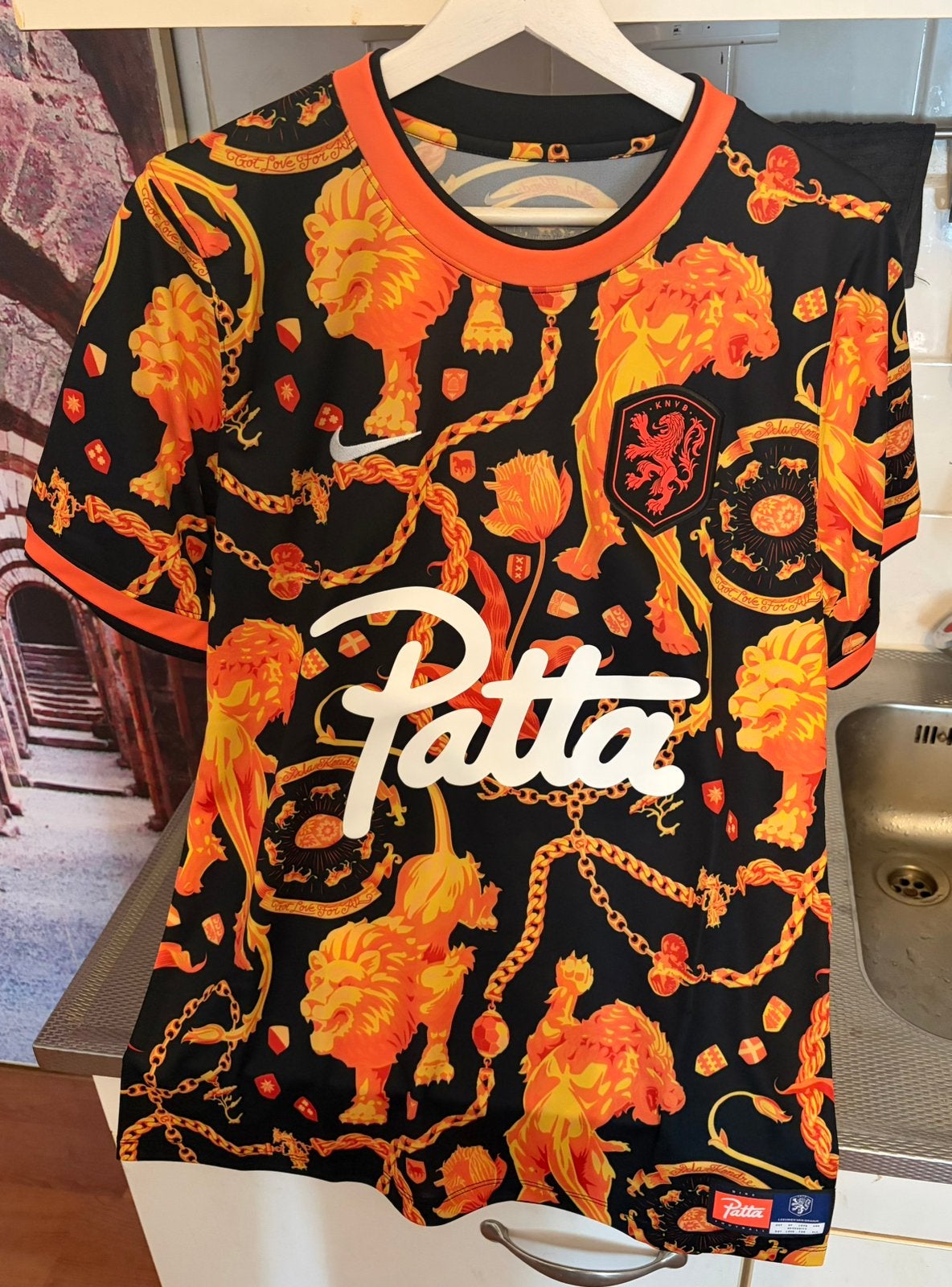 Patta x Nike KNVB Pre Match Jersey te koop!, Kleding | Heren, Ophalen of Verzenden, Nieuw, Maat 48/50 (M), Oranje