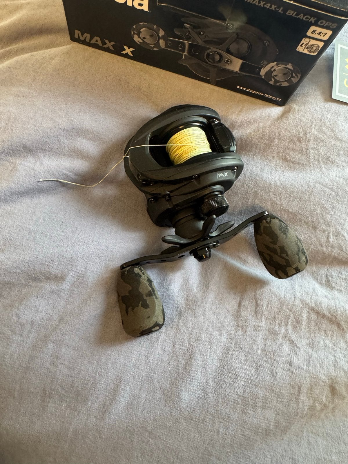 Abu Garcia Max X Black Ops Baitcaster Reel, Ophalen, Zo goed als nieuw, Molen
