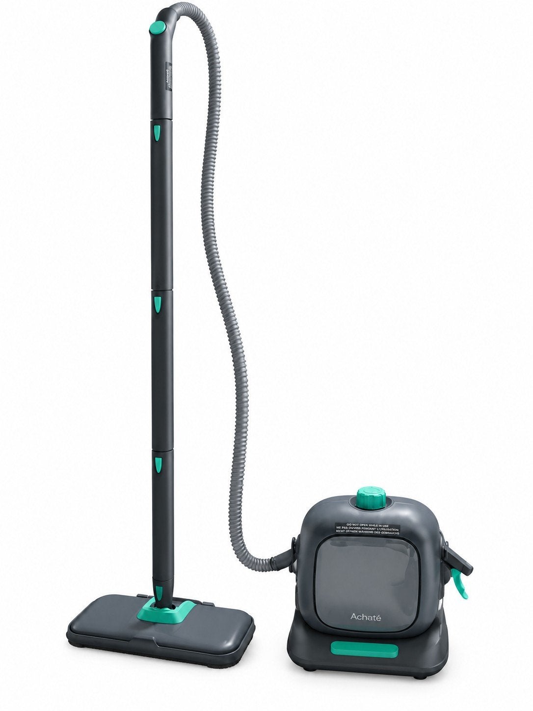 Achaté Stoomreiniger PRO - Complete set en de Cleaning Brush, Ophalen, Overige merken, Geschikt voor harde vloeren, Stoomreiniger