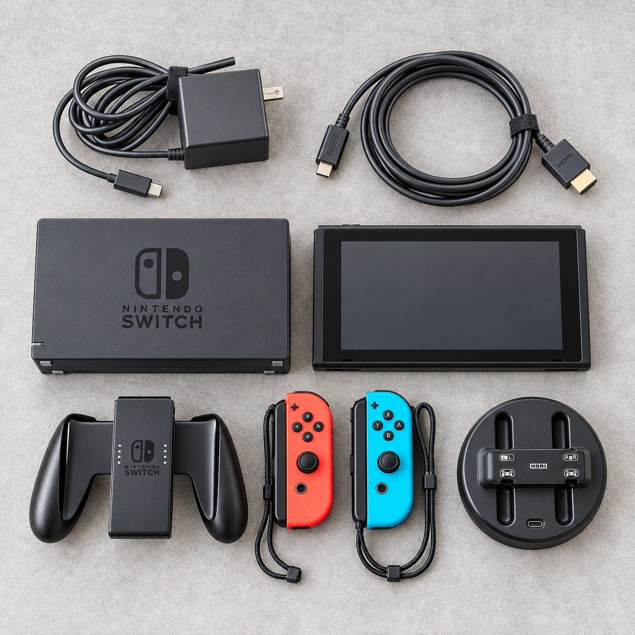 Nintendo Switch Console met Joy-Cons en accessoires, Ophalen of Verzenden, Zo goed als nieuw, Met 2 controllers, Switch Original