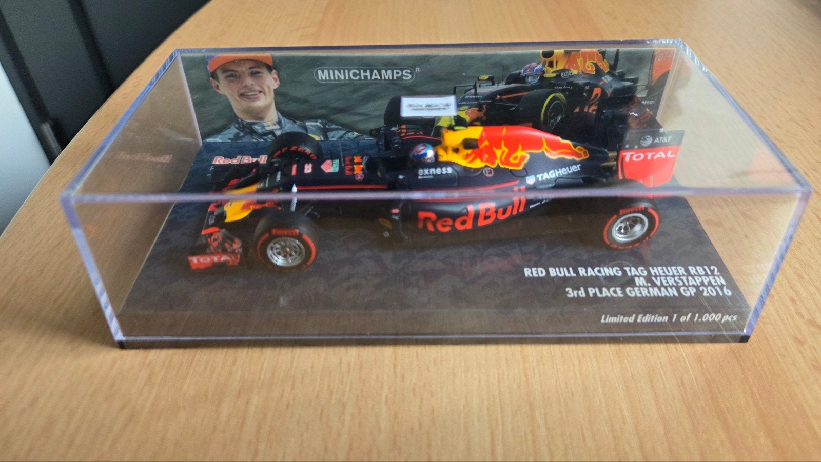 Minichamps Red Bull RB12 Max Verstappen 3e Duitse GP 2016, Ophalen of Verzenden, Nieuw, Formule 1