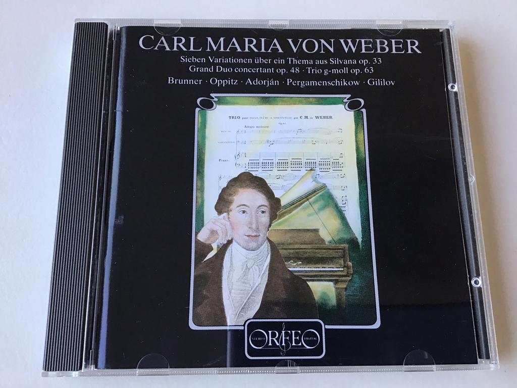 Von Weber Grand duo concertant / Adorjan / Gililov, Ophalen of Verzenden, Barok, Zo goed als nieuw, Opera of Operette