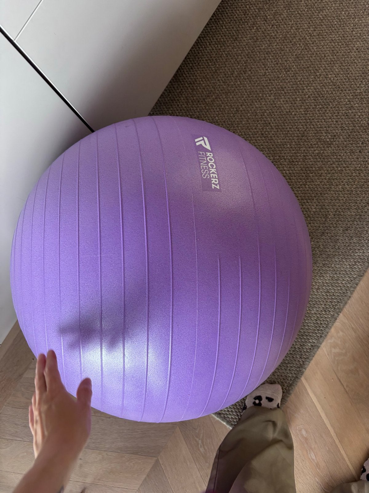Rockerz Fitnessbal / zwangerschapsbal - Paars, Ophalen, Gebruikt, Buik, Fitnessbal